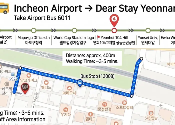 Villa New Hongdae Yeonnam Cozy 2br 5min Airport Bus *